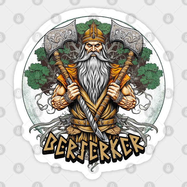 Berserker Sticker by Norse Magic